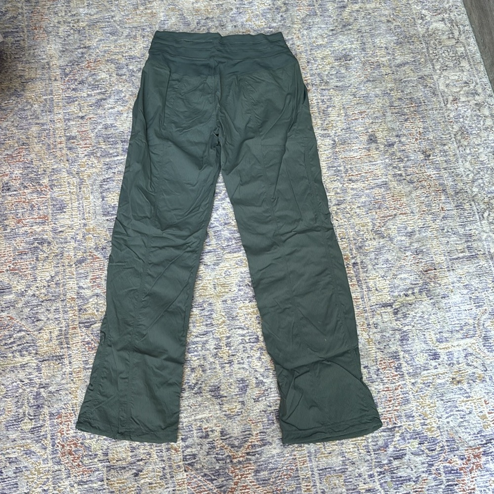 lululemon studio Green Wide-Leg Drawstring Pants - Picture 2 of 3